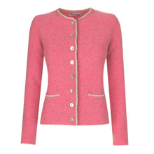 Lade das Bild in den Galerie-Viewer, Merinostrickjacke Attersee - altrosa