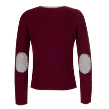 Lade das Bild in den Galerie-Viewer, Merinostrickjacke Mirabell - bordeaux