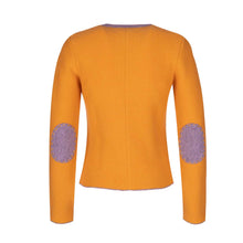 Lade das Bild in den Galerie-Viewer, Merinostrickjacke Mirabell-golden yellow