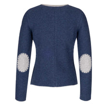 Lade das Bild in den Galerie-Viewer, Merinostrickjacke Mirabell-royalblau