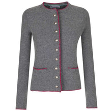 Lade das Bild in den Galerie-Viewer, Merinostrickjacke Gaisberg-light grey