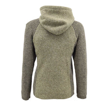 Lade das Bild in den Galerie-Viewer, Kapuzen Herren Wolljacke mit Strickarm