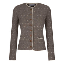 Lade das Bild in den Galerie-Viewer, Merinostrickjacke Schneegestöber