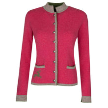 Lade das Bild in den Galerie-Viewer, Merinostrickjacke Aigen-anemone