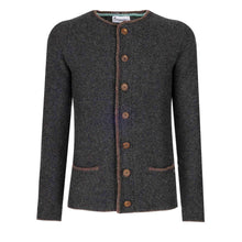 Lade das Bild in den Galerie-Viewer, Herren Merinostrickjacke Traunsee - Der Klassiker in anthrazit