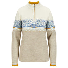 Lade das Bild in den Galerie-Viewer, Merinowollpulli mit Zipp