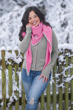 Lade das Bild in den Galerie-Viewer, Merinostrickjacke Attersee - mittelgrau