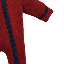 Lade das Bild in den Galerie-Viewer, Herzchenstrampler superweich weinrot