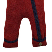 Lade das Bild in den Galerie-Viewer, Herzchenstrampler superweich weinrot