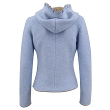 Lade das Bild in den Galerie-Viewer, Kapuzenstrickjacke Claire-lightblue