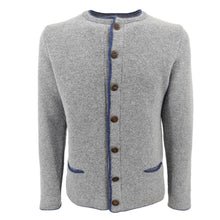 Lade das Bild in den Galerie-Viewer, Herren Merinostrickjacke Arlberg - gray