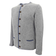 Lade das Bild in den Galerie-Viewer, Herren Merinostrickjacke Arlberg - gray