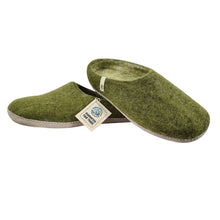 Lade das Bild in den Galerie-Viewer, Hellgrüne Filzhausschuhe