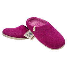 Lade das Bild in den Galerie-Viewer, Filzhausschuh in Farbe pink